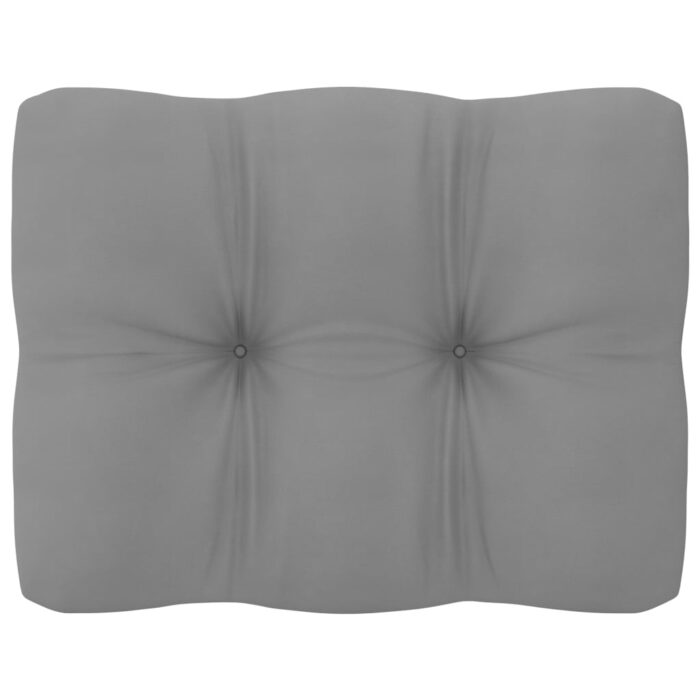 Salon de jardin 2 pcs avec coussins Bois de pin massif – Image 10