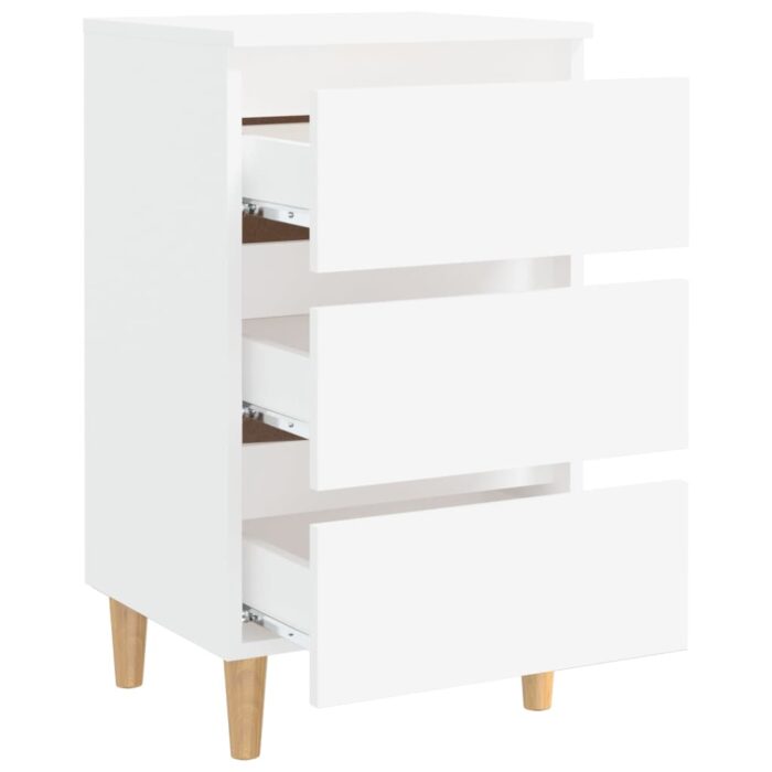 VXL8720286356968_g_en_hd_2.jpg Table de chevet avec pieds en bois solide Blanc 40x35x69 cm – Image 2