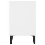 Meuble TV avec pieds en métal Blanc 103,5x30x50 cm – Image 3
