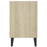 Meuble TV avec pieds en métal Chêne sonoma 103,5x30x50 cm – Image 3