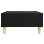 Table basse noir 60x60x30 cm bois d'ingénierie – Image 3