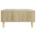 Table basse chêne sonoma 60x60x30 cm bois d'ingénierie – Image 3