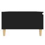 Table basse noir 90x60x35 cm bois d'ingénierie – Image 5
