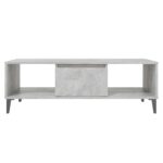 Table basse gris béton 103,5x60x35 cm bois d'ingénierie – Image 3