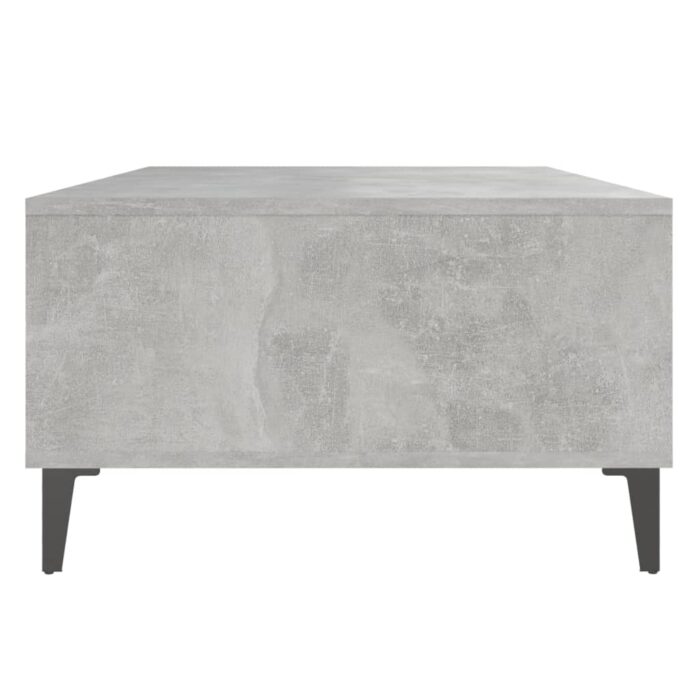 Table basse gris béton 103,5x60x35 cm bois d'ingénierie – Image 4