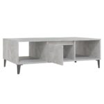 Table basse gris béton 103,5x60x35 cm bois d'ingénierie – Image 5
