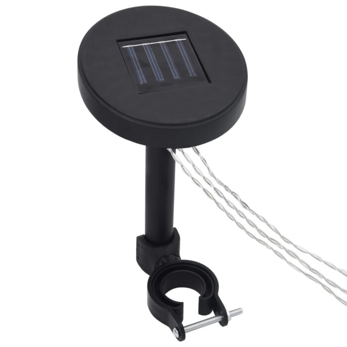 Tonnelle avec double toit et lumières LED 3x4 m Anthracite – Image 6