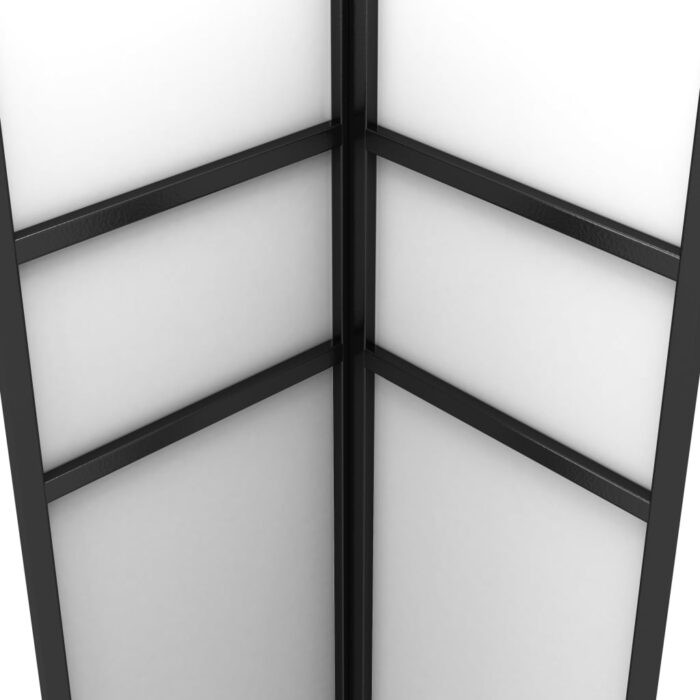 Tonnelle avec double toit et lumières LED 3x3 m Blanc – Image 3