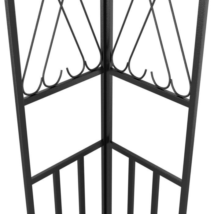 Tonnelle avec guirlande lumineuse à LED 3x3 m Crème Tissu – Image 4