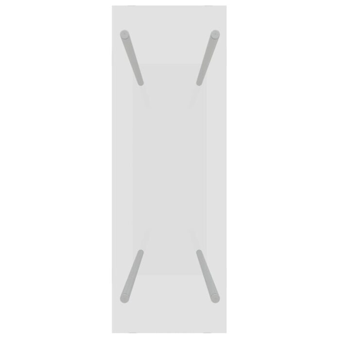 Portant de bois chauffage Transparent 80x35x100 cm Verre trempé – Image 2