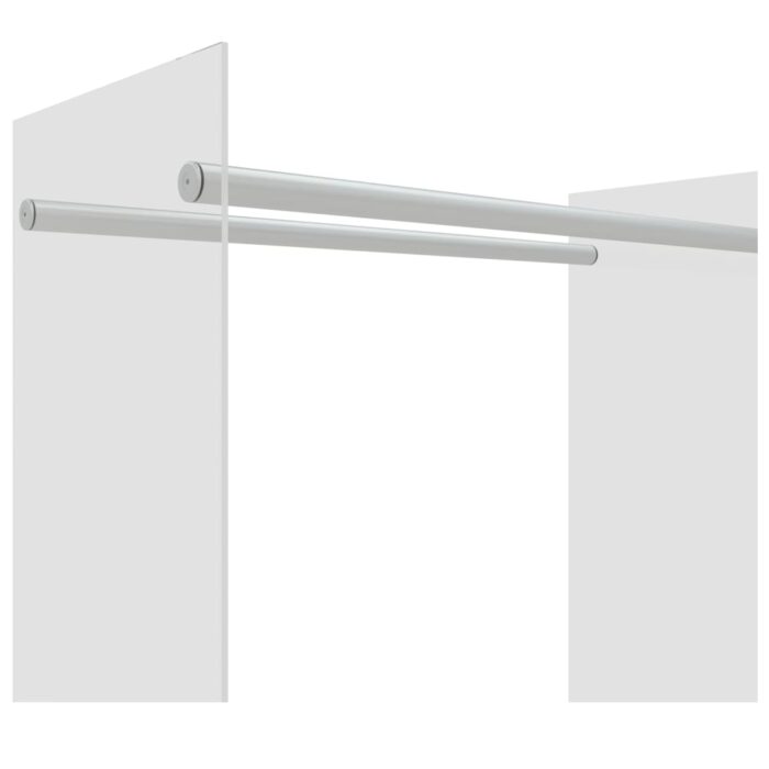 Portant de bois chauffage Transparent 80x35x100 cm Verre trempé – Image 3