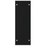 Portant de bois de chauffage Noir 80x35x100 cm Verre trempé – Image 2
