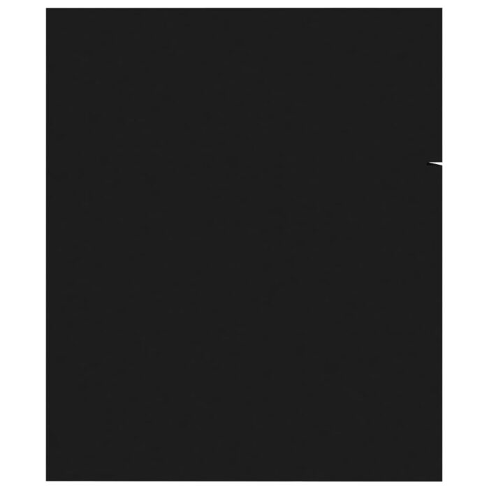 Ensemble de meubles de salle de bain Noir Bois d'ingénierie – Image 7