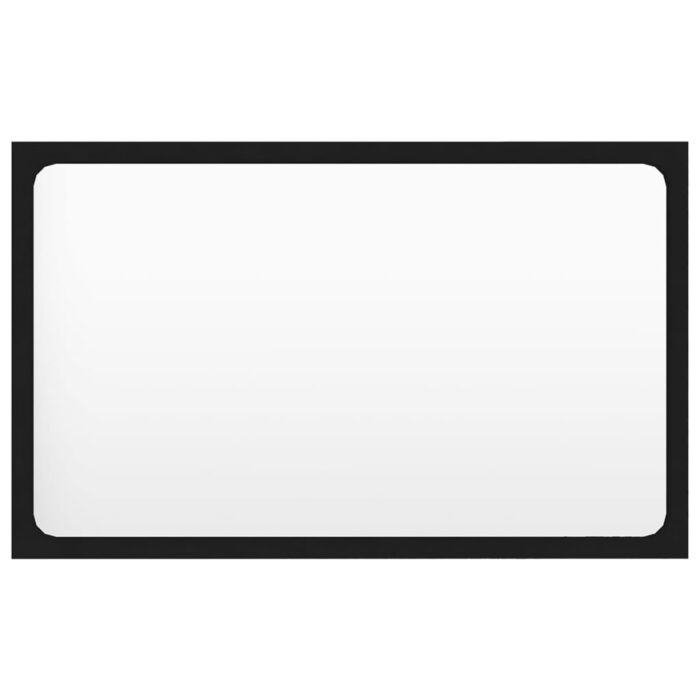 Ensemble de meubles de salle de bain Noir Bois d'ingénierie – Image 9