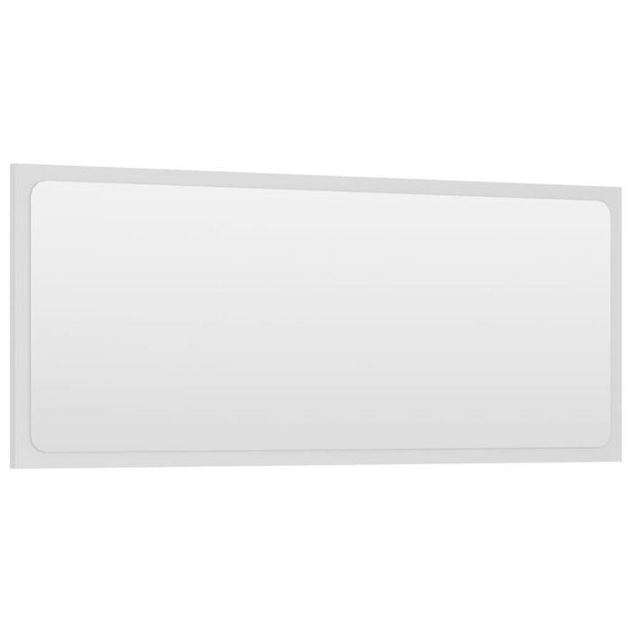 Ensemble de meubles de salle de bain Blanc Bois d'ingénierie – Image 8