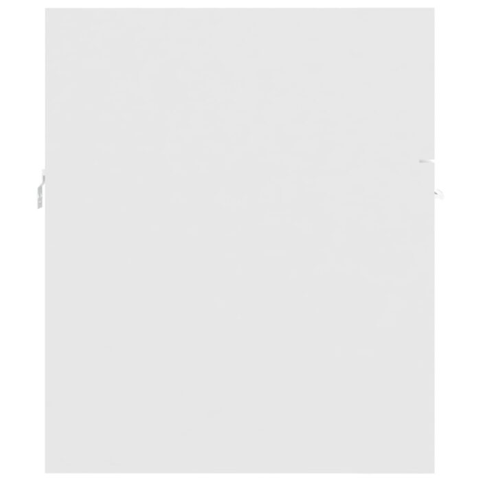 Ensemble de meubles de salle de bain Blanc Aggloméré – Image 4