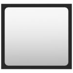 Ensemble de meubles de salle de bain Noir Aggloméré – Image 6