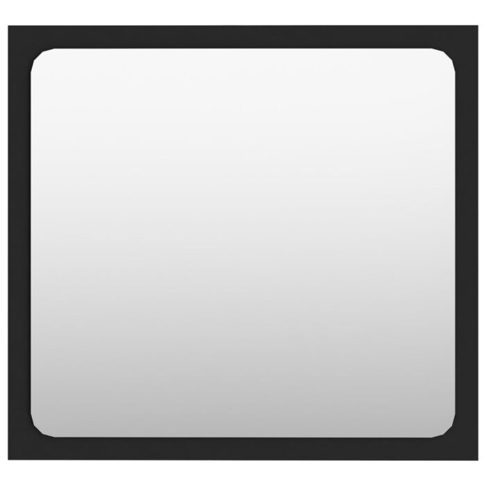 Ensemble de meubles de salle de bain Noir Aggloméré – Image 6