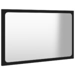 Ensemble de meubles de salle de bain Noir Aggloméré – Image 5