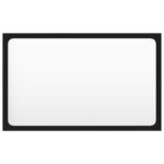 Ensemble de meubles de salle de bain Noir Aggloméré – Image 6