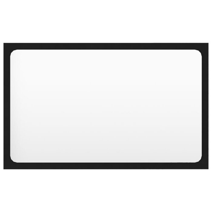 Ensemble de meubles de salle de bain Noir Aggloméré – Image 6