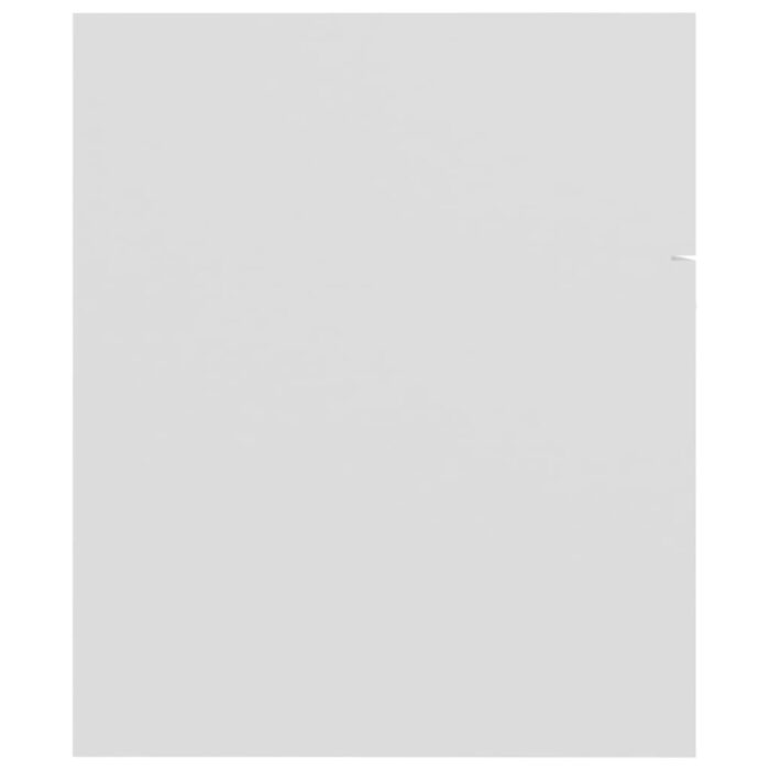 Ensemble de meubles de salle de bain Blanc Aggloméré – Image 7