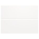 Ensemble de meubles de salle de bain blanc bois d'ingénierie – Image 11