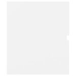 Ensemble de meubles de salle de bain blanc bois d'ingénierie – Image 12