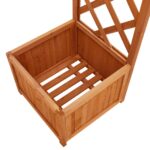 Pergola de jardin avec jardinière Bois pin massif – Image 3