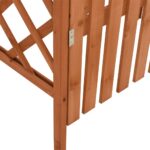 Pergola avec portail 116x40x204 cm Bois de sapin massif – Image 4