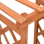 Jardinière à treillis avec arche 49x39x117 cm Bois de sapin – Image 3