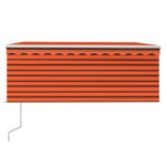 Auvent rétractable automatique store 3,5x2,5 m Orange et marron – Image 2