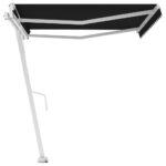 Auvent automatique sur pied 400x350 cm Anthracite – Image 3