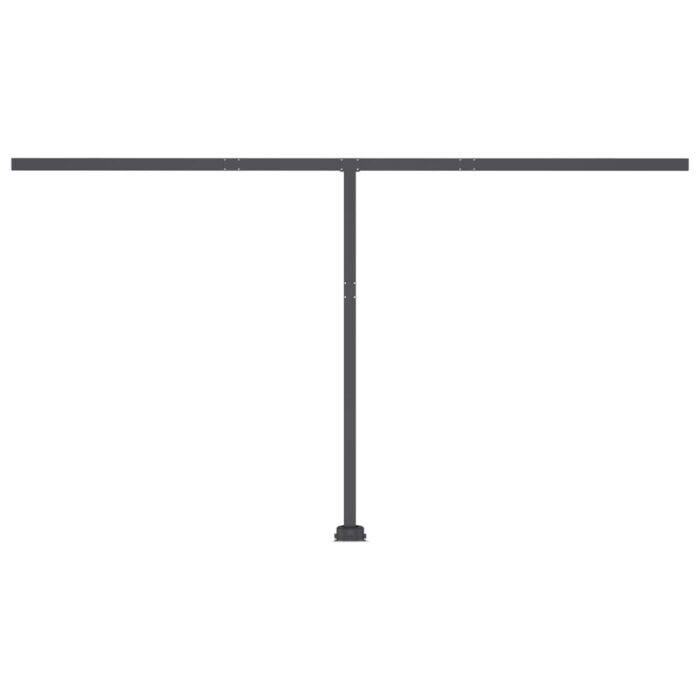 Auvent automatique capteur de vent/LED 450x300 cm Orange marron – Image 7