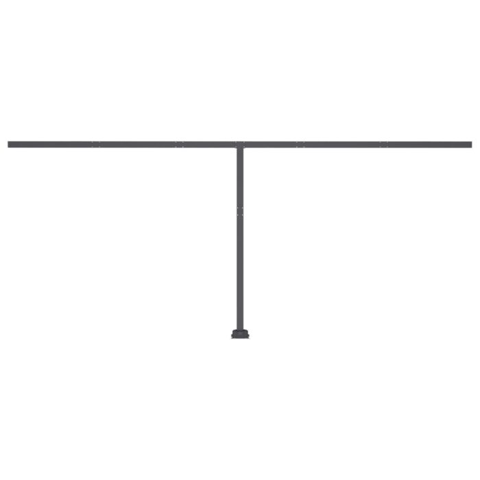 Auvent automatique capteur de vent/LED 500x300cm Jaune et blanc – Image 7