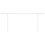 Auvent manuel rétractable avec LED 6x3,5 m Bleu et blanc – Image 6