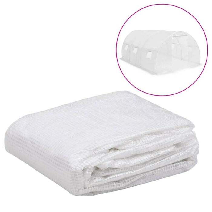 Couverture de remplacement serre (13,5 m²) 3x4,5x2m Transparent – Image 1