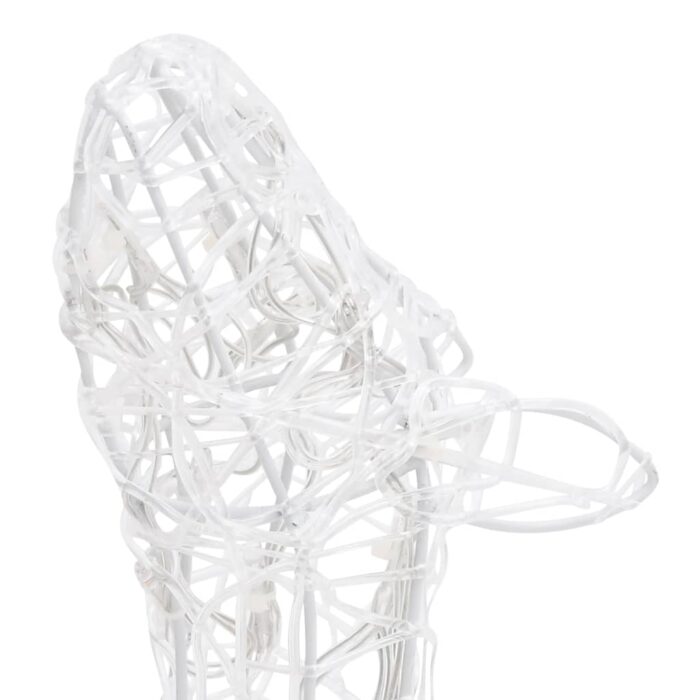 Famille de rennes de décoration Acrylique 160 LED bleu – Image 4