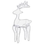 Décoration de Noël de renne avec maille 306 LED 60x24x89 cm – Image 4