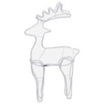 Décoration de Noël de renne avec maille 306 LED 60x24x89 cm – Image 5