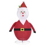 Décoration de Noël Figurine Père Noël LED Tissu de luxe 120 cm – Image 3
