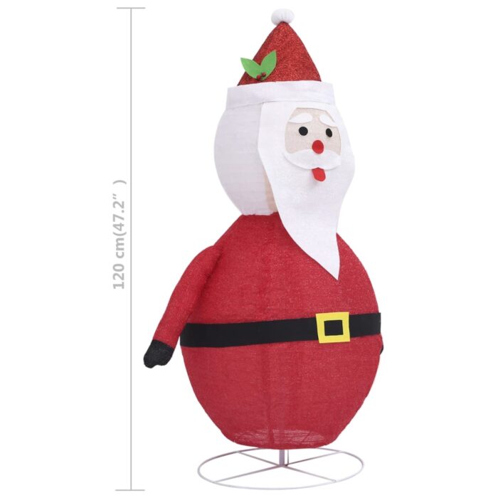 Décoration de Noël Figurine Père Noël LED Tissu de luxe 120 cm – Image 8