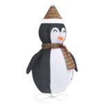 Décoration de Noël pingouin à LED Tissu de luxe 120 cm – Image 4
