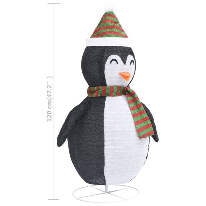 Décoration de Noël pingouin à LED Tissu de luxe 120 cm – Image 8