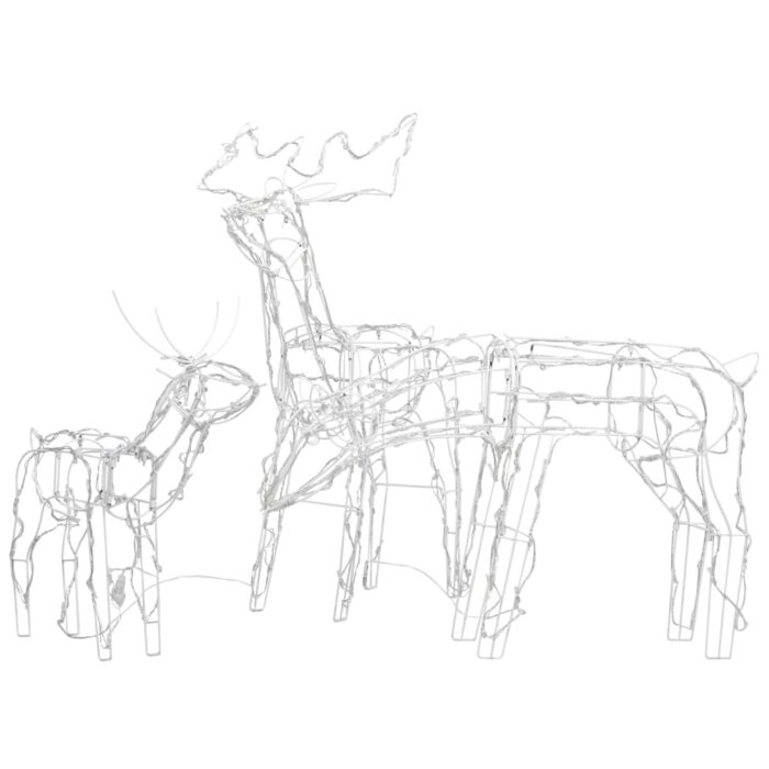 Cordon lumineux de Noël 3 pcs Rennes 229 LED – Image 4