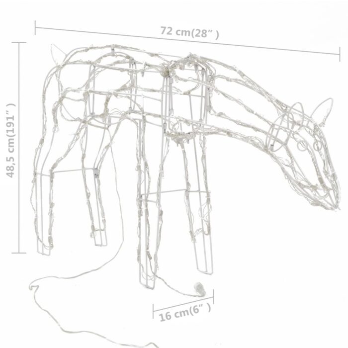 Cordon lumineux de Noël 3 pcs Rennes 229 LED – Image 7