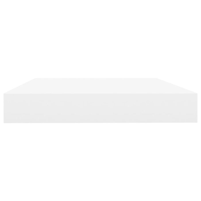 Étagère murale flottante Chêne et blanc 40x23x3,8 cm MDF – Image 3