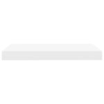 Étagère murale flottante chêne et blanc 50x23x3,8 cm MDF – Image 2