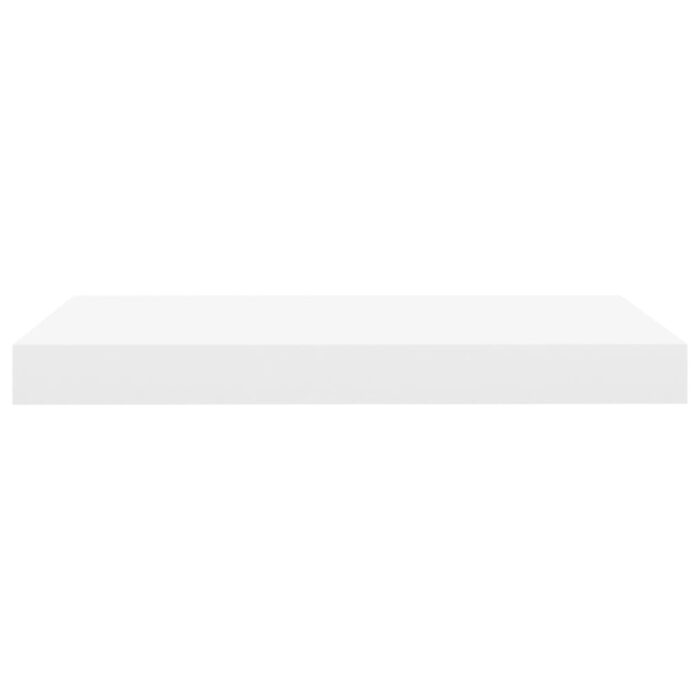 Étagère murale flottante chêne et blanc 50x23x3,8 cm MDF – Image 2