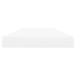 Étagères flottantes 2 pcs chêne et blanc 50x23x3,8 cm MDF – Image 4